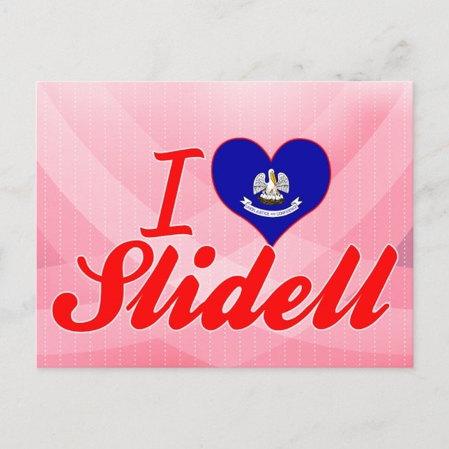 I Liebe Slidell, Louisiana Postkarte (Vorderseite)