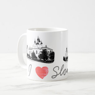 I Liebe Slonim Belarus Architecture Church Kaffeetasse