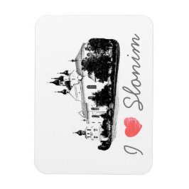 I Liebe Slonim Belarus Architektur Magnet