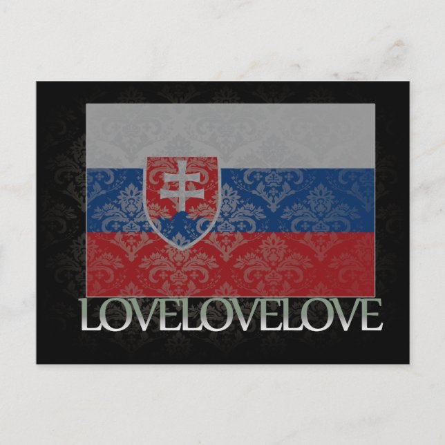 I Liebe Slowakei Cool Postkarte (Vorderseite)