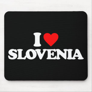I LIEBE SLOWENIEN MOUSEPAD