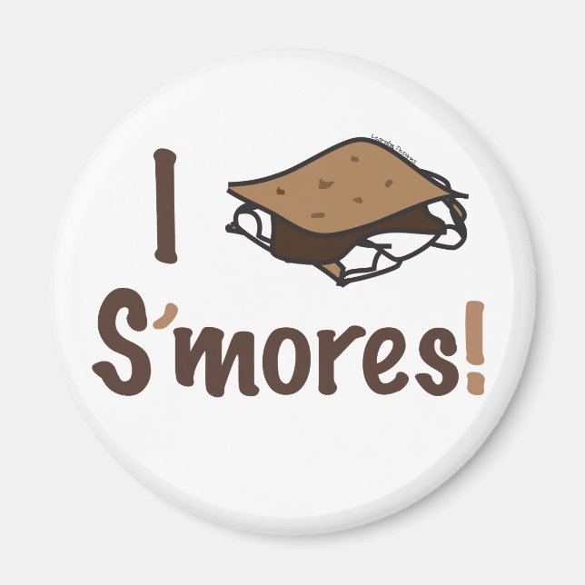I Liebe S'mores Magnet (Vorne)