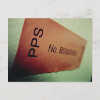 I Liebe Snailmail - Postaufkleber Postkarte