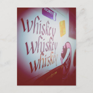 I Liebe Snailmail - Whiskey Postkarte