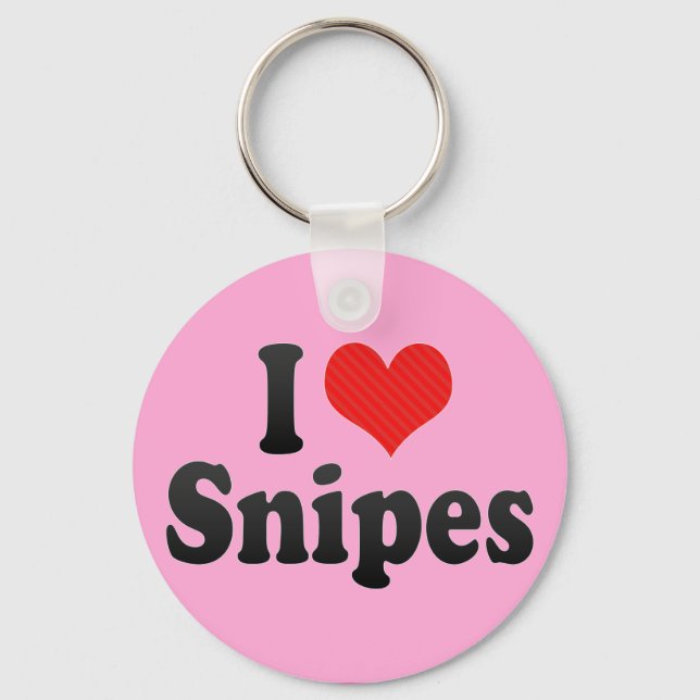 I Liebe Snipes Schlüsselanhänger (Vorderseite)