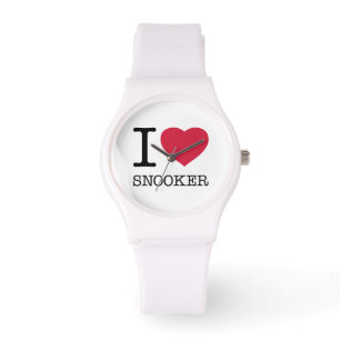 I LIEBE SNOOKER ARMBANDUHR