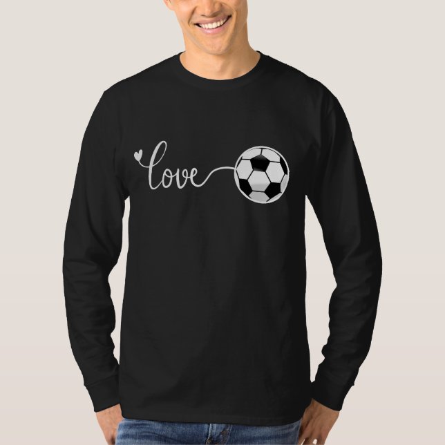 I Liebe Soccer T-Shirt (Vorderseite)
