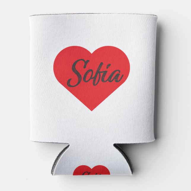 I Liebe Sofia - Bulgarien Dosenkühler (Vorderseite)