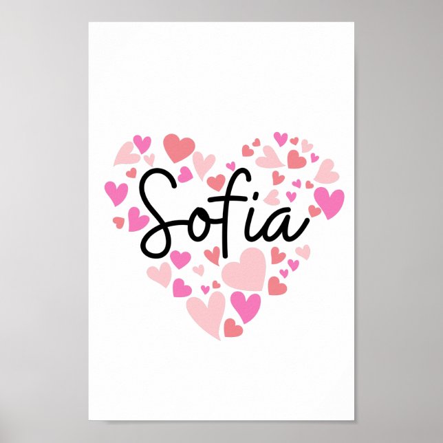 I Liebe Sofia Poster (Vorne)