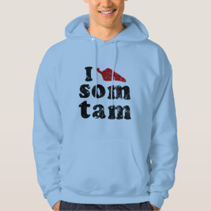 I Liebe-Som Tam ❤ thailändische Isaan Nahrung Hoodie