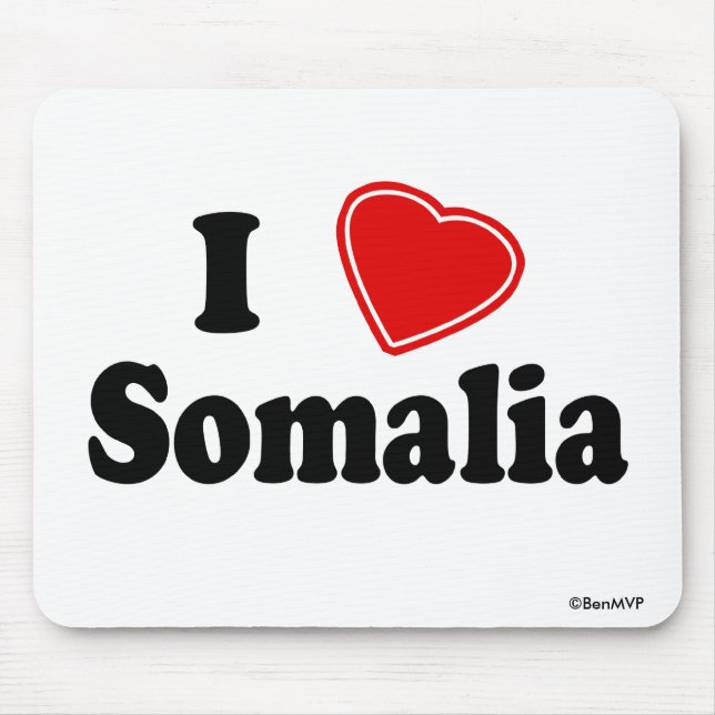 I Liebe Somalia Mousepad (Vorne)