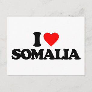 I LIEBE SOMALIA POSTKARTE