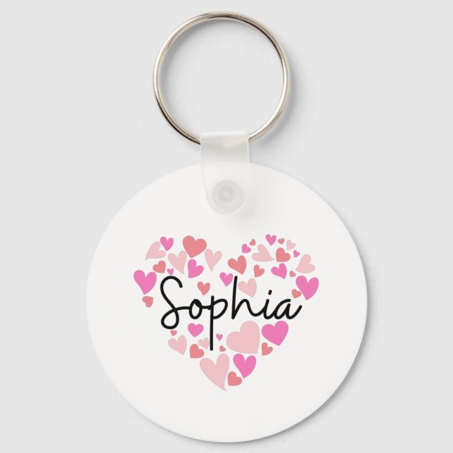 I Liebe Sophia Schlüsselanhänger (Vorderseite)
