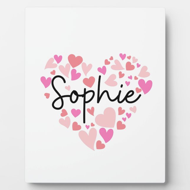I Liebe Sophie Fotoplatte (Vorderseite)