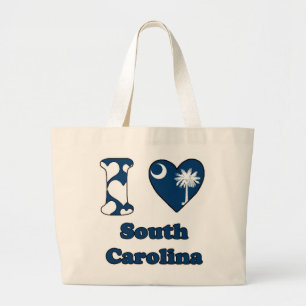 I Liebe South Carolina Jumbo Stoffbeutel