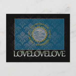 I Liebe South Dakota Cool Postkarte