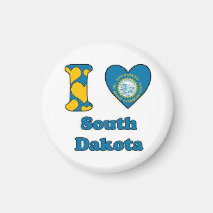 I Liebe South Dakota Magnet