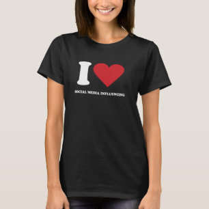 I. Liebe SOZIALER MEDIEN, DIE EINFLUSS AUF DAS SOZ T-Shirt