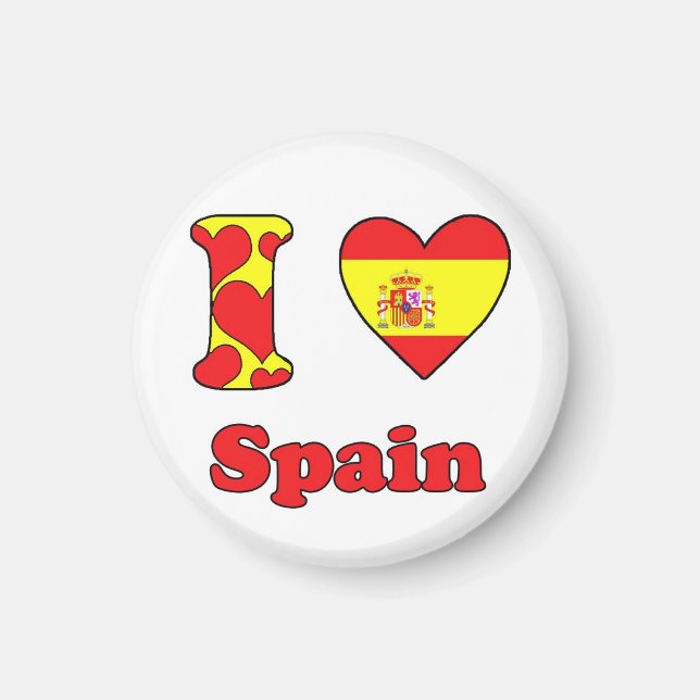 I Liebe SPain-Magnet Magnet (Vorne)