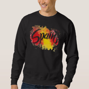 I Liebe Spanien Flaggenwerbung Barcelona Sweatshirt