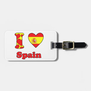 I Liebe Spanien Gepäckanhänger