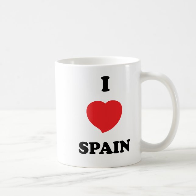 I LIEBE Spanien Kaffeetasse (Rechts)