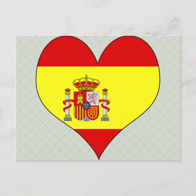 I Liebe Spanien Postkarte (Vorderseite)