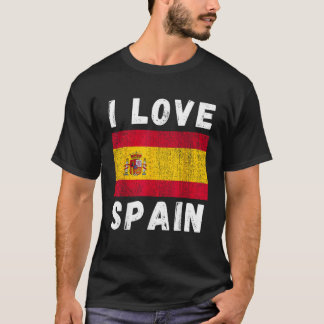 I Liebe Spanien Spanien Spanien Familienreisen Sou T-Shirt