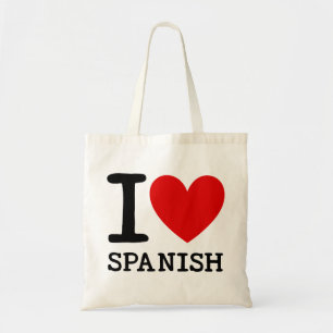 I Liebe-spanische Lehrer-Tasche Tragetasche