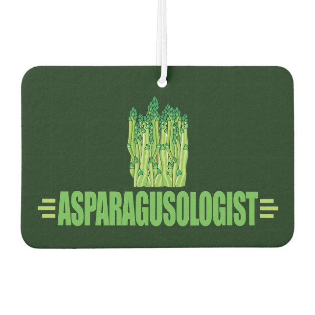 I Liebe Spargel Autolufterfrischer (Vorderseite)