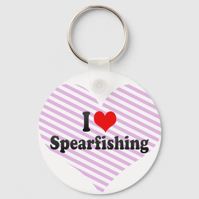 I Liebe Spearfish Schlüsselanhänger (Vorderseite)