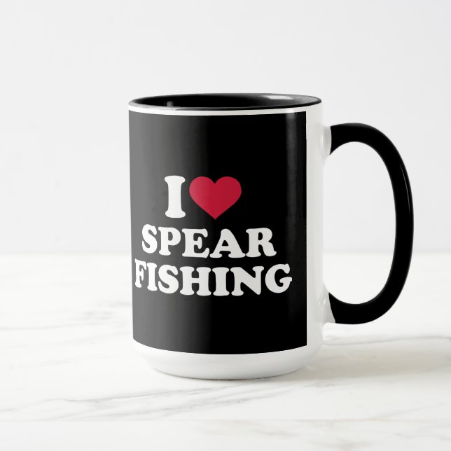 I Liebe Spearfish Tasse (Rechts)