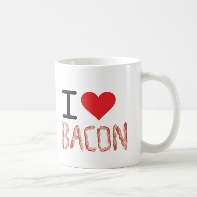 I Liebe-Speck Kaffeetasse (Rechts)