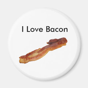 I Liebe-Speck-Magnet Magnet