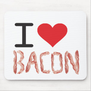 I Liebe-Speck Mousepad
