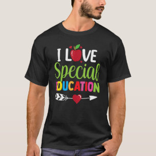 I Liebe Spezielle Bildung Frühaufklärung Niedlich T-Shirt