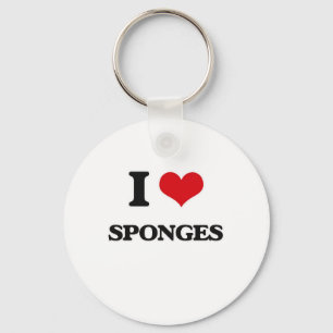 I Liebe Sponges Schlüsselanhänger