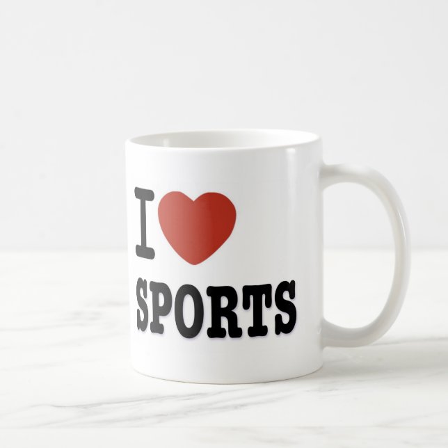 I LIEBE-SPORT KAFFEETASSE (Rechts)