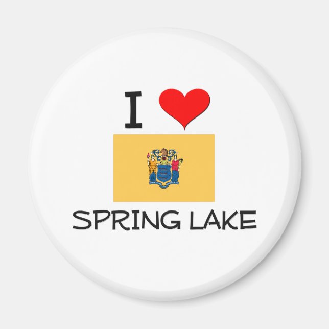 I Liebe Spring Lake New Jersey Magnet (Vorne)