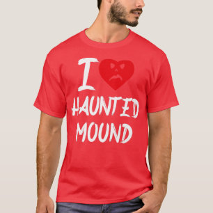 I Liebe Spuk Hund zwischen coolem, trockenem Gesic T-Shirt
