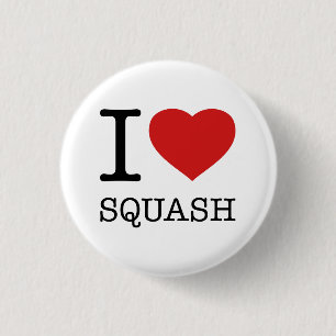 I LIEBE SQUASH BUTTON