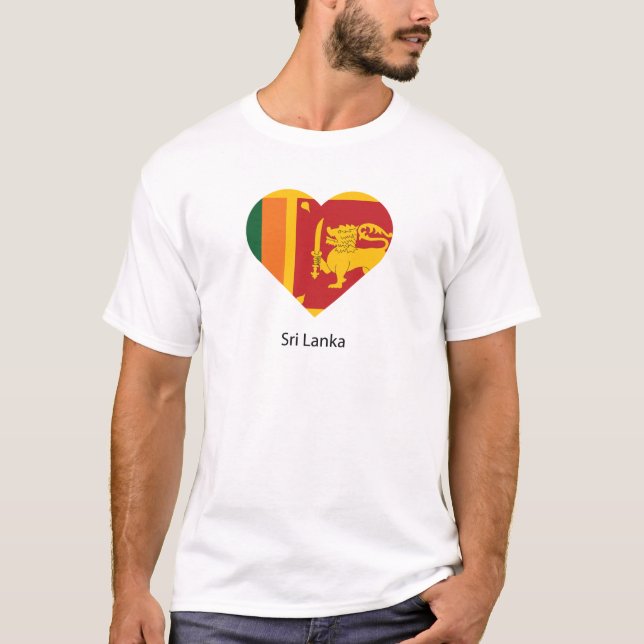 I Liebe Sri Lanka T-Shirt (Vorderseite)