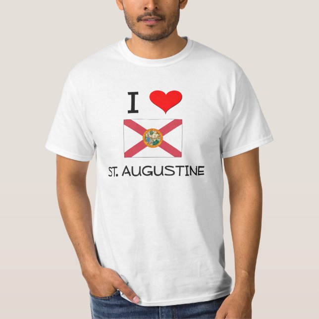 I Liebe ST AUGUSTINE Florida T-Shirt (Vorderseite)