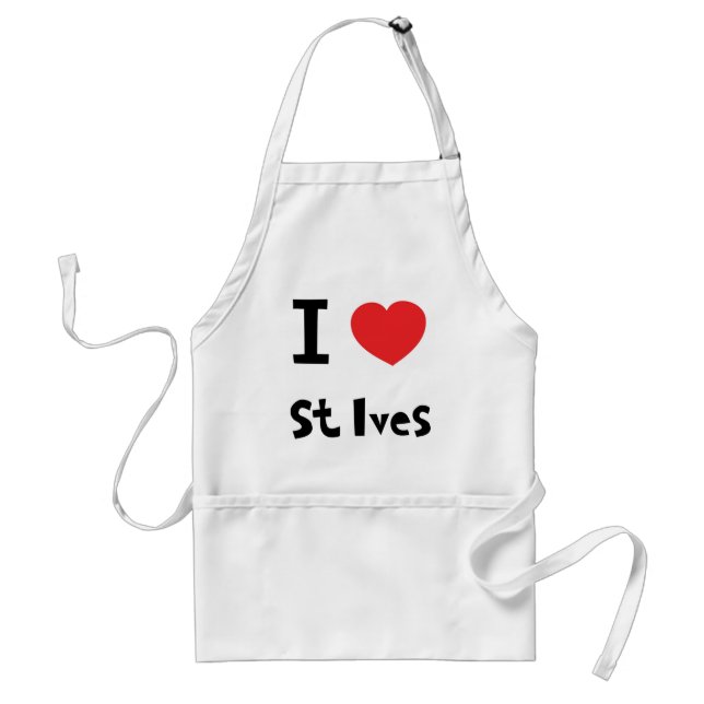 I Liebe St. Ives Schürze (Vorne)