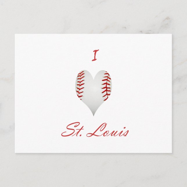 I Liebe St. Louis Postkarte (Vorderseite)