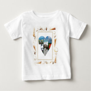I Liebe St. Maarten Muscheln Herzstück -.Celeste  Baby T-shirt
