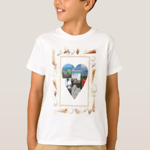 I Liebe St. Maarten Muscheln Herzstück -.Celeste  T-Shirt