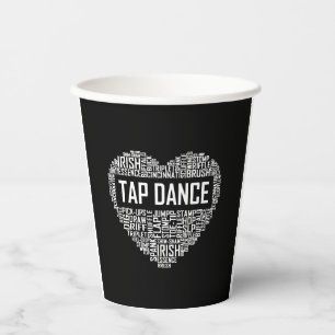 I Liebe Stach Dance Dog Lover Dancer Geschenke für Pappbecher