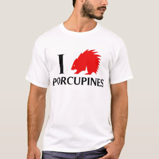 I Liebe-Stachelschweine T-Shirt
