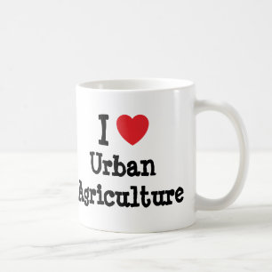 I Liebe Städtische Landwirtschaft Herzstück Zoll Kaffeetasse